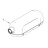 Gearcase Motor Housing Onyx Black KitchenAid 5KSM7580X