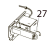 Rewinder ass'y Toshiba TEC B-SX4T-GS20-QM-R