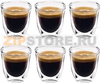 SET 6 GLASSES ESPRESSO DLSC300