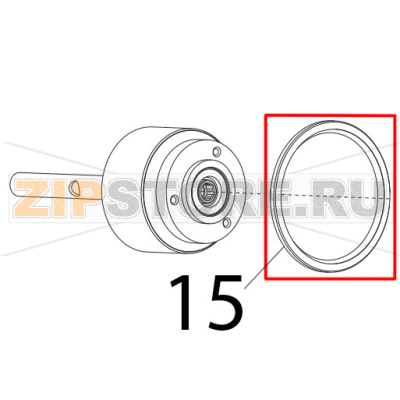 Anello tenuta 80x95x5 SC NBR Sirman Mirra 300 Y09 Anello tenuta 80x95x5 SC NBR Sirman Mirra 300 Y09Запчасть на деталировке под номером: 15