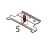 Pinch roller spring Toshiba TEC B-SX4T-GS20-QM-R