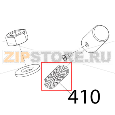 Molla perni aff. and sbav. Sirman Mirra 300 Y09 Molla perni aff. and sbav. Sirman Mirra 300 Y09Запчасть на деталировке под номером: 410