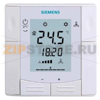 RDF600KN - Комнатный термостат полууплотненного монтажа, с коммуникацией KNX, для 2-/4-трубных фэнкойлов или оборудования DX Siemens RDF600KN