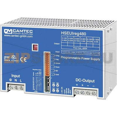 Блок питания лабораторный 0-30 В/DC, регулируемый, 0-24 А, 480 Вт Camtec HSEUIreg04801.30T 