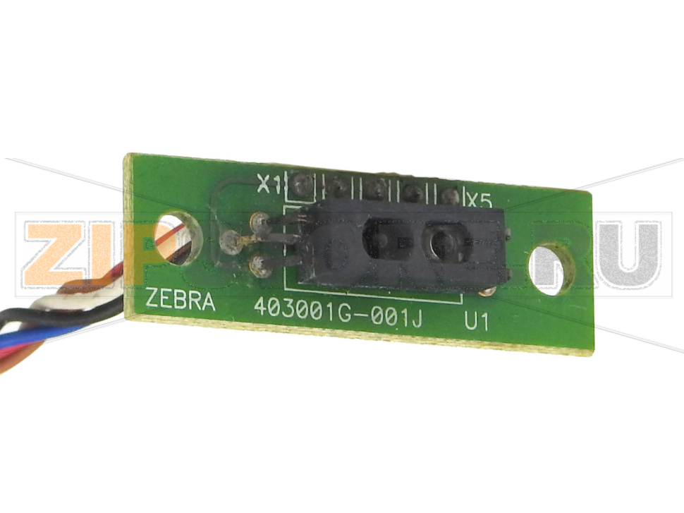 Сенсор черной метки/промежутков Zebra TLP 2844 Датчик черной метки/промежутков для принтера Zebra TLP 2844Запчасть на сборочном чертеже под номером: 6Количество запчастей в комплекте: 3Название запчасти Zebra на английском языке: Gap/Black Line Sensor PCBA Каталожный номер: G105910-054Маркировки на датчике: 403001G-001J, 403000G-004P