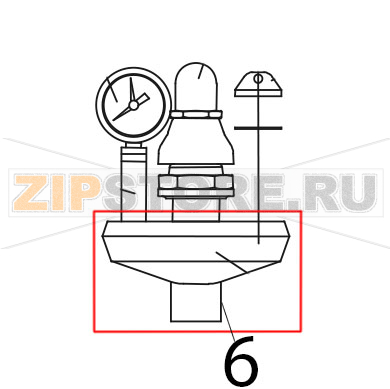 Plenum chamber Tecnoinox P70IE7 Plenum chamber Tecnoinox P70IE7Запчасть на деталировке под номером: 6