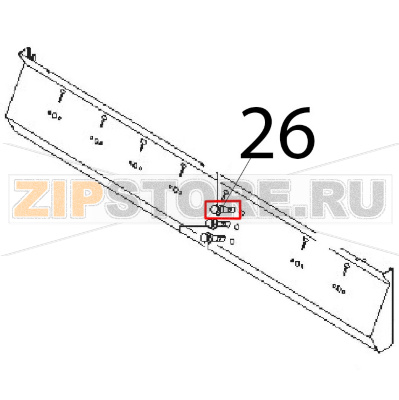 Lampada rossa 230 V Angelo Po 2G1PE2E Lampada rossa 230 V Angelo Po 2G1PE2EЗапчасть на деталировке под номером: 26
