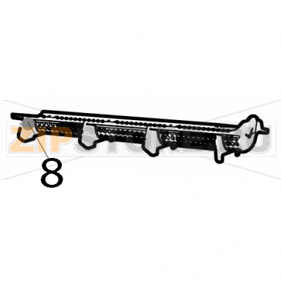Filtro barredor Zumex Soul Series 2 Filtro barredor Zumex Soul Series 2Запчасть на деталировке под номером: 8