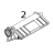 Platen roller assembly TSC Alpha-2R