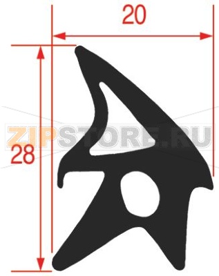 GASKET FOR OVEN DOOR 2570 mm 