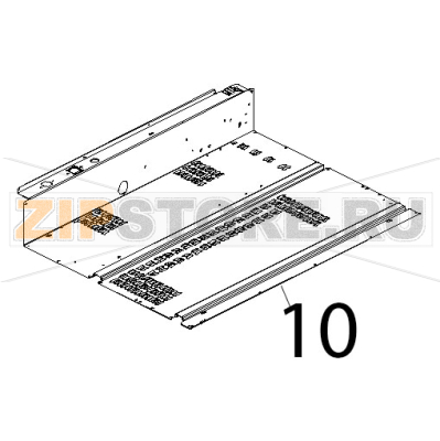 Fondo esterno inox Unox XV 703G Fondo esterno inox Unox XV 703GЗапчасть на деталировке под номером: 10
