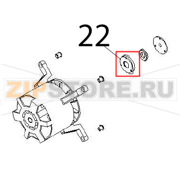 Ring gasket support Angelo Po FX61E2 Ring gasket support Angelo Po FX61E2Запчасть на деталировке под номером: 22