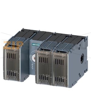 Разъединитель с предохранителем 125A, типоразмер 2, 3-пол.LV HRC-fuse Sz. 000 and 00 Frontoperatingmechanism center Basic device without handle плоские клеммы on the rear specific SIVACON part number Siemens 3KF2312-0MR11-8AA1 
