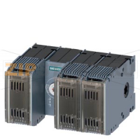 Разъединитель с предохранителем 125A, типоразмер 2, 3-пол.LV HRC-fuse Sz. 000 and 00 Frontoperatingmechanism center Basic device without handle плоские клеммы on the rear specific SIVACON part number Siemens 3KF2312-0MR11-8AA1