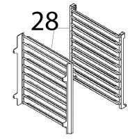 Pair of tray holders Angelo Po FX101E1