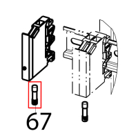Glass fuse 5x20, 0.125 A (T), 250 V Tecnoinox GFB10DS