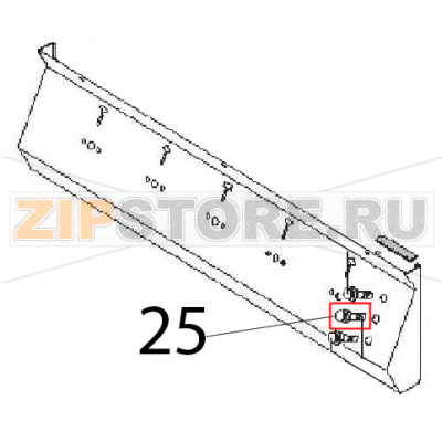 Orange light 400 V ass. y Angelo Po 1G1PE1EV Orange light 400 V ass. y Angelo Po 1G1PE1EVЗапчасть на деталировке под номером: 25