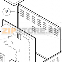 Rear panel Lainox MVE051P                                                                                           