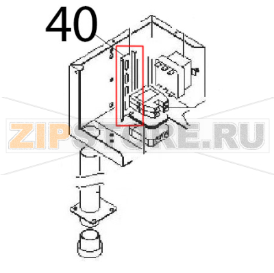Bracket &quot;omega&quot; Angelo Po 1G1PE2EV Bracket "omega" Angelo Po 1G1PE2EVЗапчасть на деталировке под номером: 40