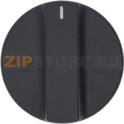 KNOB IGNIS TYPE BLACK ø 51 mm 