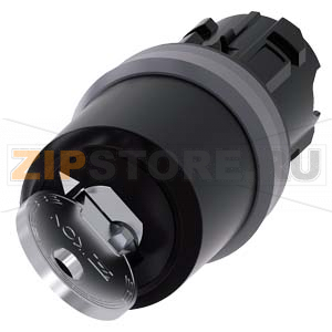 АКТУАТОР ПОВОРОТНОГО ПЕРЕКЛЮЧАТЕЛЯ С КЛЮЧОМ IKON, 22MM, КРУГЛ., ПЛАСТИК С МЕТАЛЛИЧЕСКИМ ФРОНТАЛЬНЫМ КОЛЬЦОМ, НОМЕР ЗАМКА 360012K1, С 2 КЛЮЧАМИ, 2 КОММУТАЦИОННЫХ ПОЛОЖЕНИЯ: O&lt;I, БЕЗ ФИКСАЦИИ, УГОЛ ПОВОРОТА РУКОЯТКИ 45 ГРАД. : 10:30Ч./12Ч., ПОЛОЖЕНИЕ ИЗЪЯТИ 