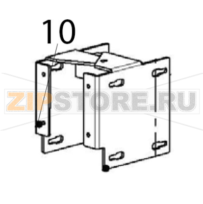 Left plate Escher PM 60-V Left plate Escher PM 60-VЗапчасть на деталировке под номером: 10
