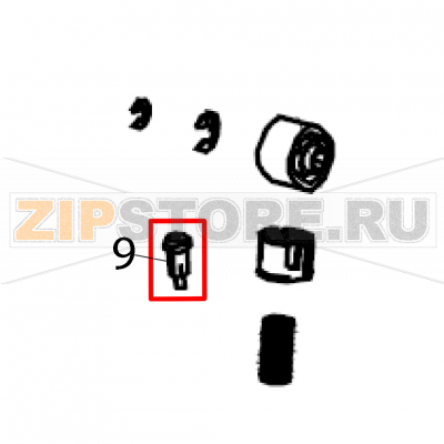 Shaft (head tension) Sato LT408 LH Shaft (head tension) Sato LT408 LHЗапчасть на деталировке под номером: 9Название запчасти на английском языке: Shaft (head tension) Sato LT408 LH.