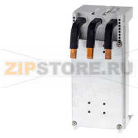 Device adapter, 3-pole, 125 A, without fixing screws for NGG/HGG/LGG/3VA51 Busbar center-to-center spacing 60 mm, 200 mm x 90 mm Terminals have to be ordered separately for GG breaker: 3TC1GG20, for 3VA51: 3VA9133-0JA11 or 3VA9133-0JB11 Siemens 8US1211-4S