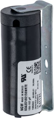 STARTER CAPACITOR 156µF 160V 60HZ 
