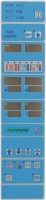 LIGHT BLUE ELECTRONIC PLATE