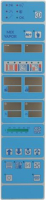 LIGHT BLUE ELECTRONIC PLATE