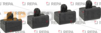 RUBBER FEET KIT FOR GRIDS FRANKE 