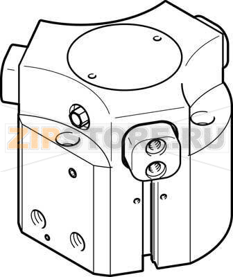 Микрозахват трехточечный Festo HGDD-50-A-G1 