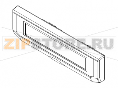 Корпус дисплея для весов DIGI SM-300P (CASE AB(DISP,GY033)) Номер запчасти на сборочном чертеже - 17-3.  