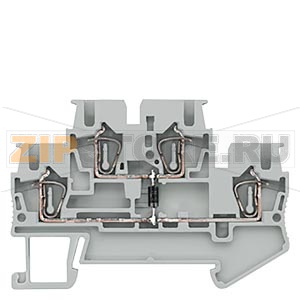 КЛЕММА ДВУХРЯДНАЯ ДИОДНАЯ ПРОХОД СВЕРХУ ВНИЗ, ПРУЖИННОЕ ПОДСОЕДИНЕНИЕ: 0.08 - 2.5 MM2, ШИРИНА: 5.2 MM, СЕРАЯ Siemens 8WH2020-5AF00 