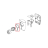 Ambra coffee dispenser lens P0053 Saeco Talea Giro