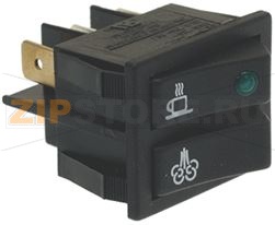 ДВОЙНОЙ ЧЕРНЫЙ ПЕРЕКЛЮЧАТЕЛЬ 16A 120/230В 