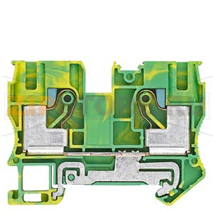 PE terminal IPO technology, 6 mm2 Width 10.2 mm, yellow-green 2 closing points Siemens 8WH6000-0CJ07 