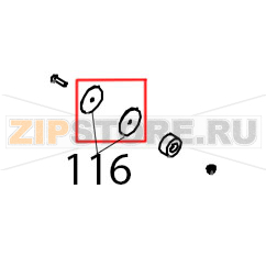 Rondella Øe: 24, Øi: 4.4, inox Tecnoeka KF 1010 EV UD Rondella Øe: 24, Øi: 4.4, inox Tecnoeka KF 1010 EV UDЗапчасть на деталировке под номером: 11
