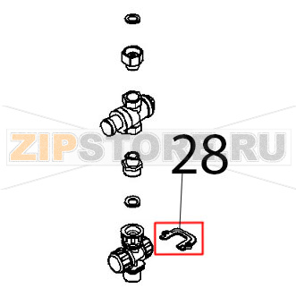 Supp. elettrovalvola Angelo Po FX101G2 Supp. elettrovalvola Angelo Po FX101G2Запчасть на деталировке под номером: 28