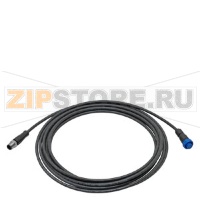 SIMATIC RTLS accessories, plug-in cable for 24 V connection of armature, Gateway with Bulgin plugs on the PSUs 6GT2898-0AC, length 5 m Siemens 6GT2791-2PH50