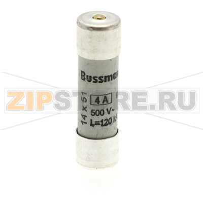 Предохранитель, 4 A, AC 500 В, 120 кА, 14x51 мм, gL/gG, IEC Eaton CYL GG 14, 3X51 4A/STR 
