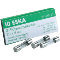 Предохранитель 5х20 мм, 16 А, 250 В, T, 10 шт ESKA 522030