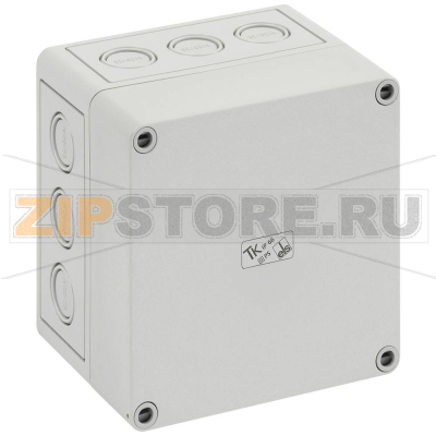 Корпус 130x130x99 мм, материал: полистирол, серый, 1 шт Spelsberg TK PS 1313-10-m 