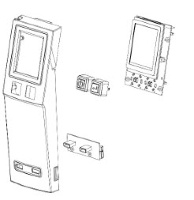 Панель передняя с LCD дисплеем в сборе Godex ZX1200Xi