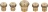NOZZLES PACK. 5Pcs. BERTAZZONI 910590