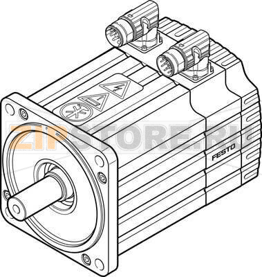 Серводвигатель Festo EMMS-AS-140-S-HS-RRB 
