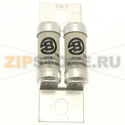 Предохранитель, 75 A, AC 690 В, DC 500 В, 200 кА, BS88, 37x94 мм, aR, BS Eaton 75A 690V AC TYPE T 