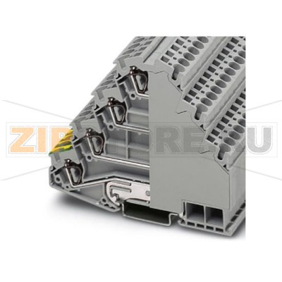 Монтажные многоярусные клеммы Phoenix Contact ST 4-PE/3L Тип подключения: Пружинный зажим, Сечение: 0,08 мм² - 6 мм², AWG: 28 - 10, Ширина: 6,2 мм, Цвет: cерый, Тип монтажа: NS 35/7,5, NS 35/15.Минимальный заказ: 50 шт.Упаковка: 50 шт.