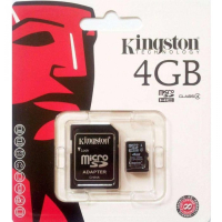 Карта памяти 4 Гб, microSDHC, class 10 Kingston SD10V-4GB
